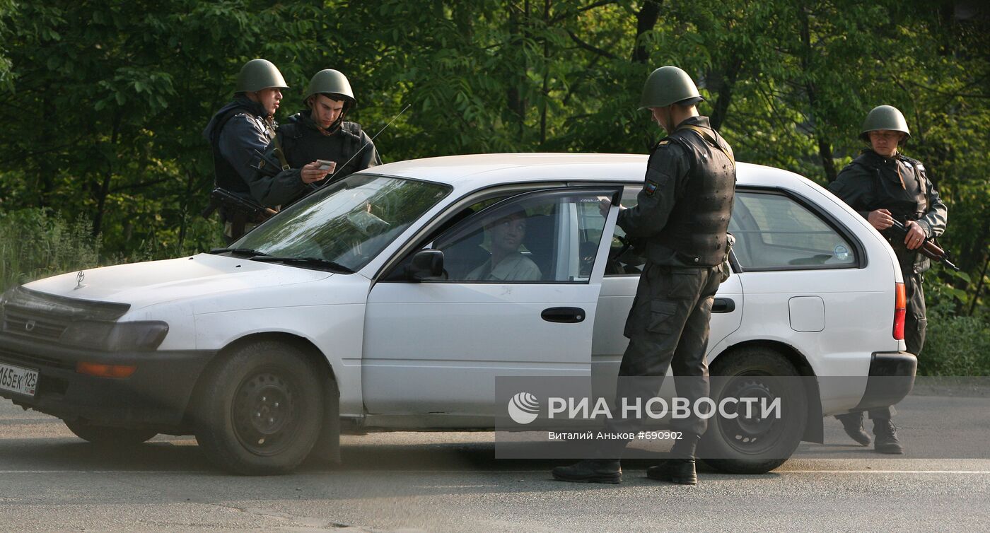 Проверки на дорогах Приморского края