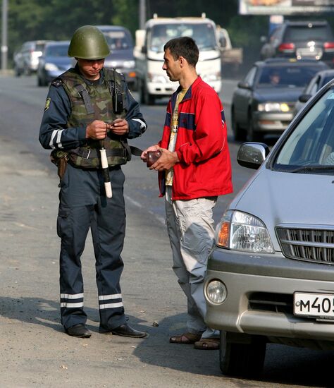 Проверки на дорогах Приморского края