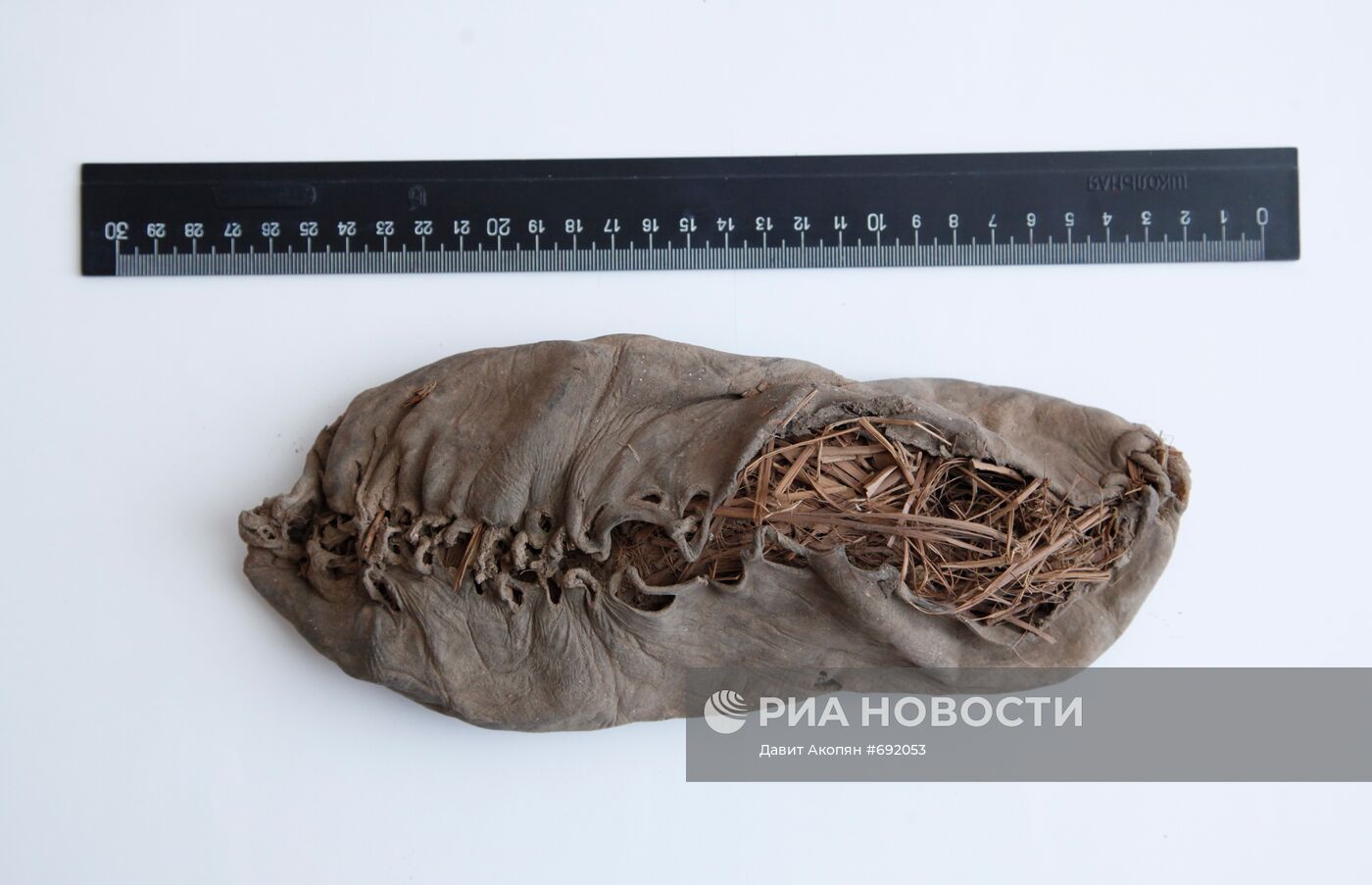 Древнейший кожаный "ботинок"