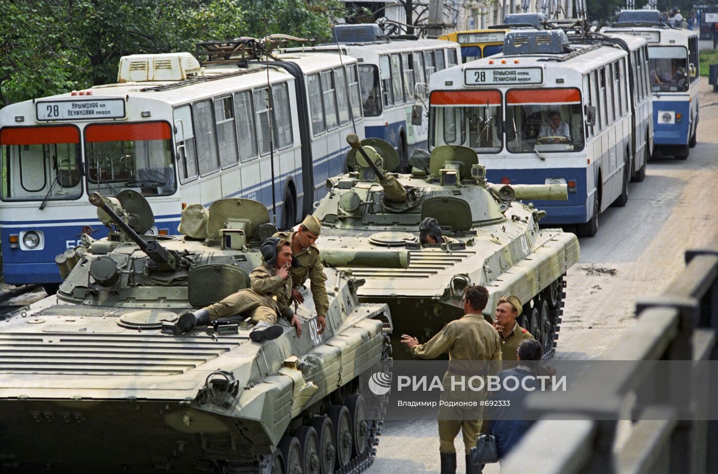 Ввод войск в Москву 19 августа 1991 года
