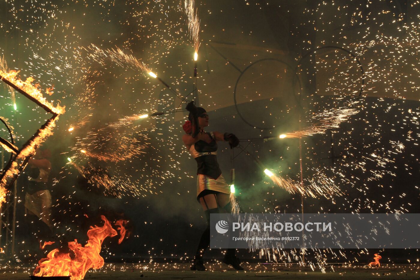Ежегодный международный фестиваль огня в Киеве