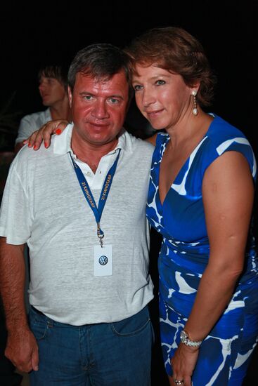 Валентин Юмашев с супругой Татьяной Дьяченко