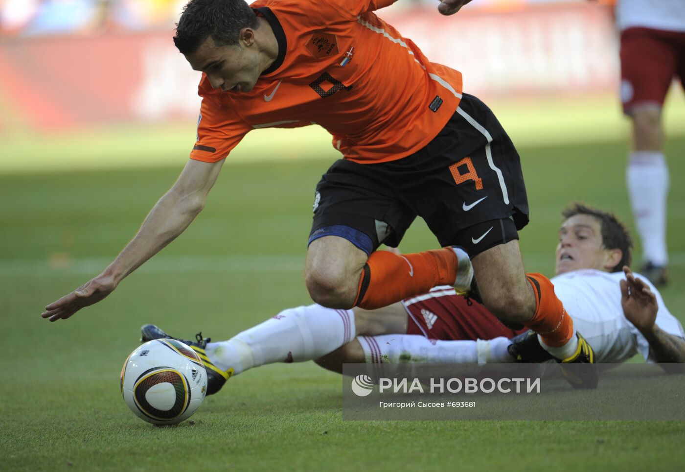 Футбол. ЧМ-2010. Матч Голландия - Дания