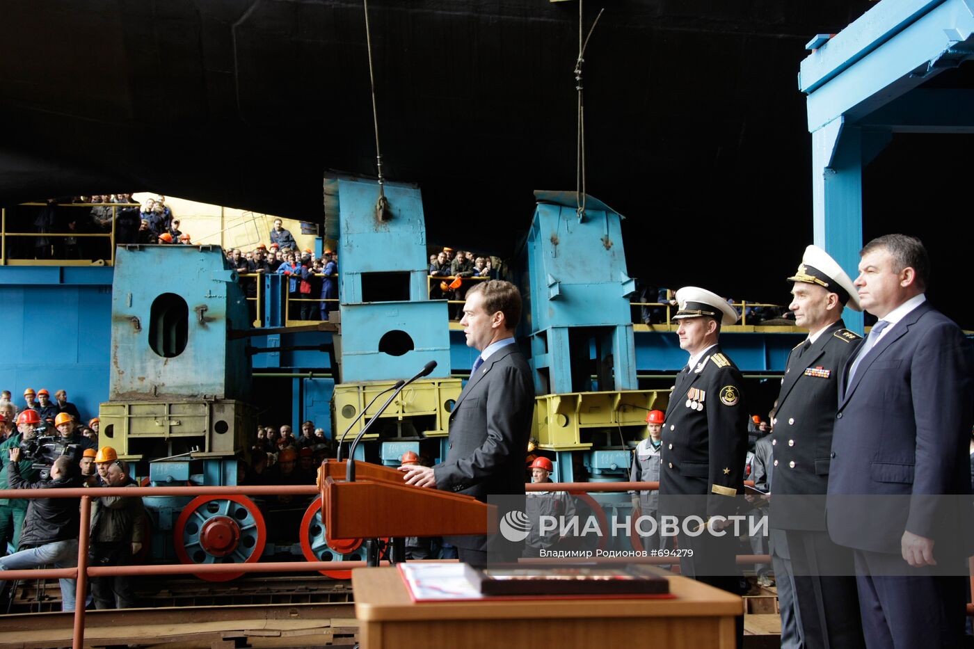 Рабочая поездка Дмитрия Медведева в Северодвинск