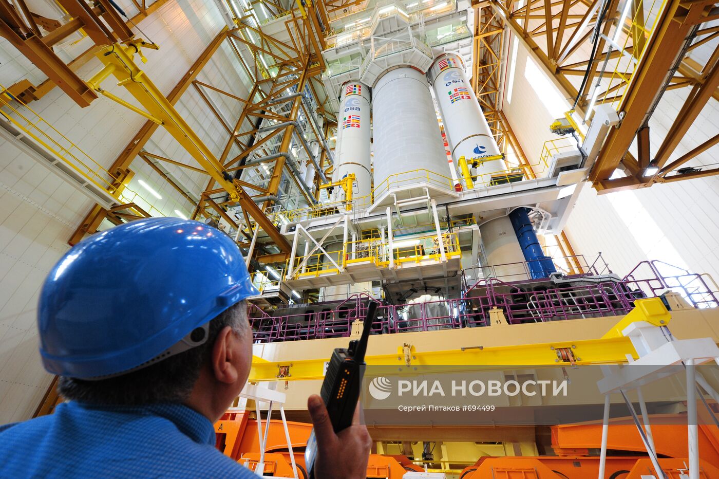 Комплекс окончательной сборки ракеты "Ариана - 5"