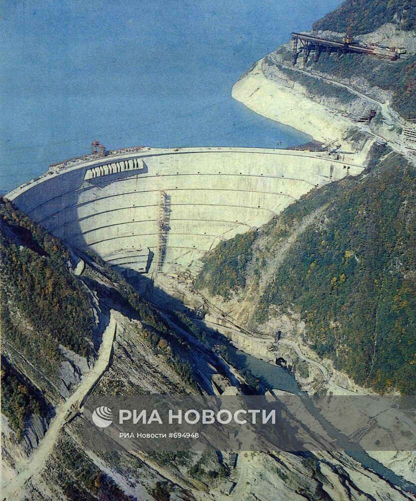 Ингурская ГЭС - крупнейшая на Кавказе