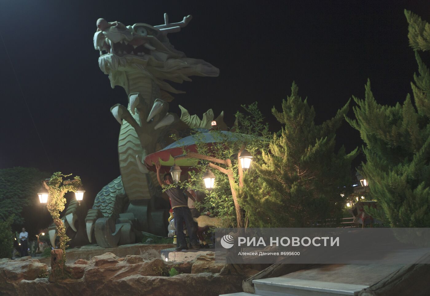 В одном из ресторанов на окраине Дамаска