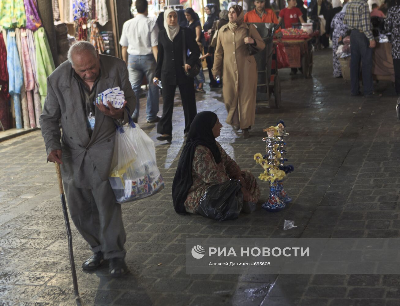 На Центральном рынке Дамаска