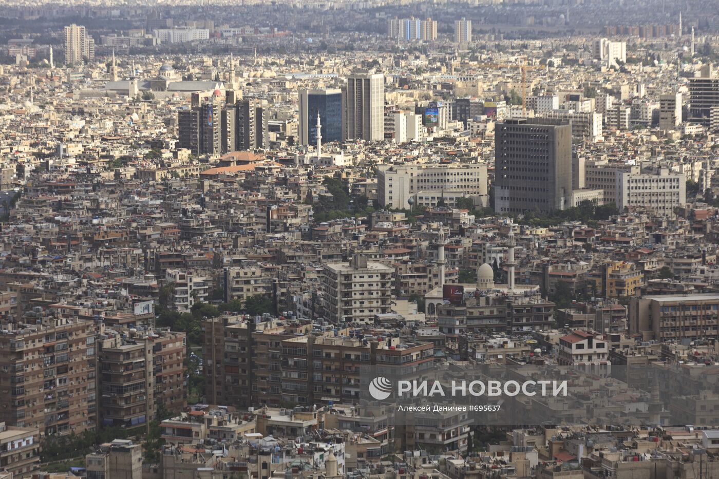 Вид на город Дамаск