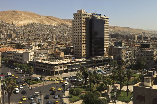 Вид на Дамаск из центра города