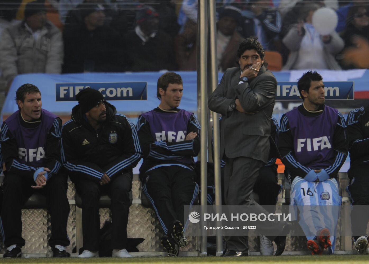 Футбол. ЧМ-2010. Матч Аргентина - Южная Корея