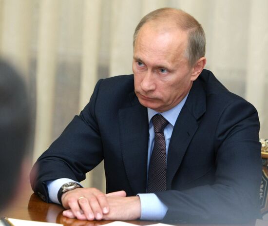 В.Путин провел встречу с руководством корпорации "Шеврон"