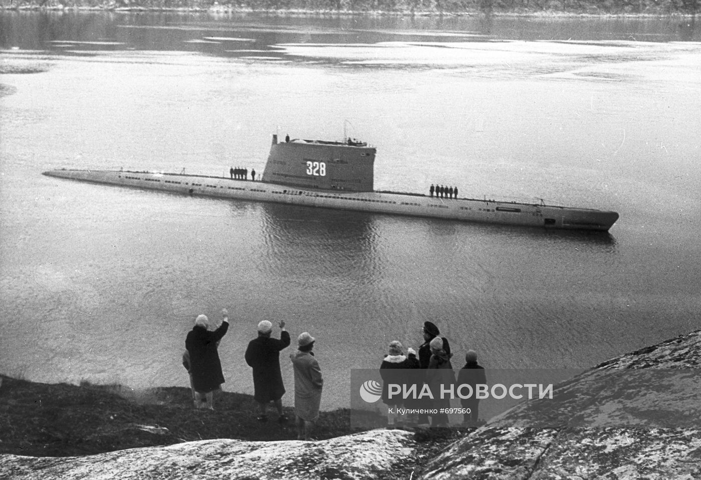 Подводная лодка Краснознаменного Северного флота
