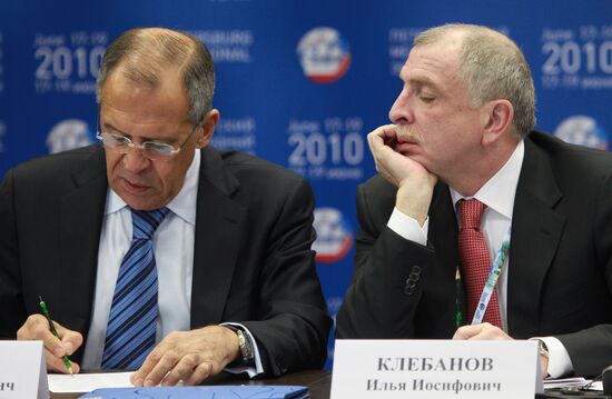 Сергей Лавров, Илья Клебанов