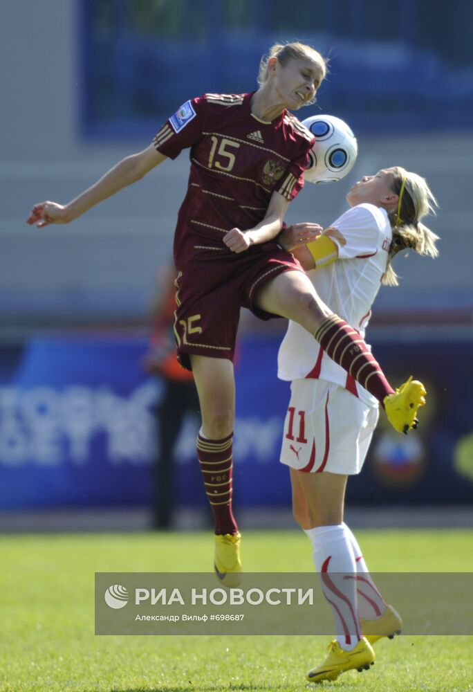 Футбол. Женщины. Матч Россия - Швейцария
