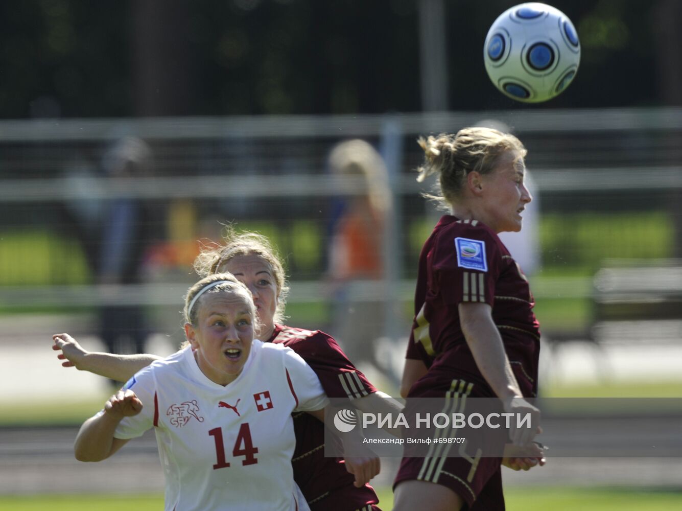 Футбол. Женщины. Матч Россия - Швейцария