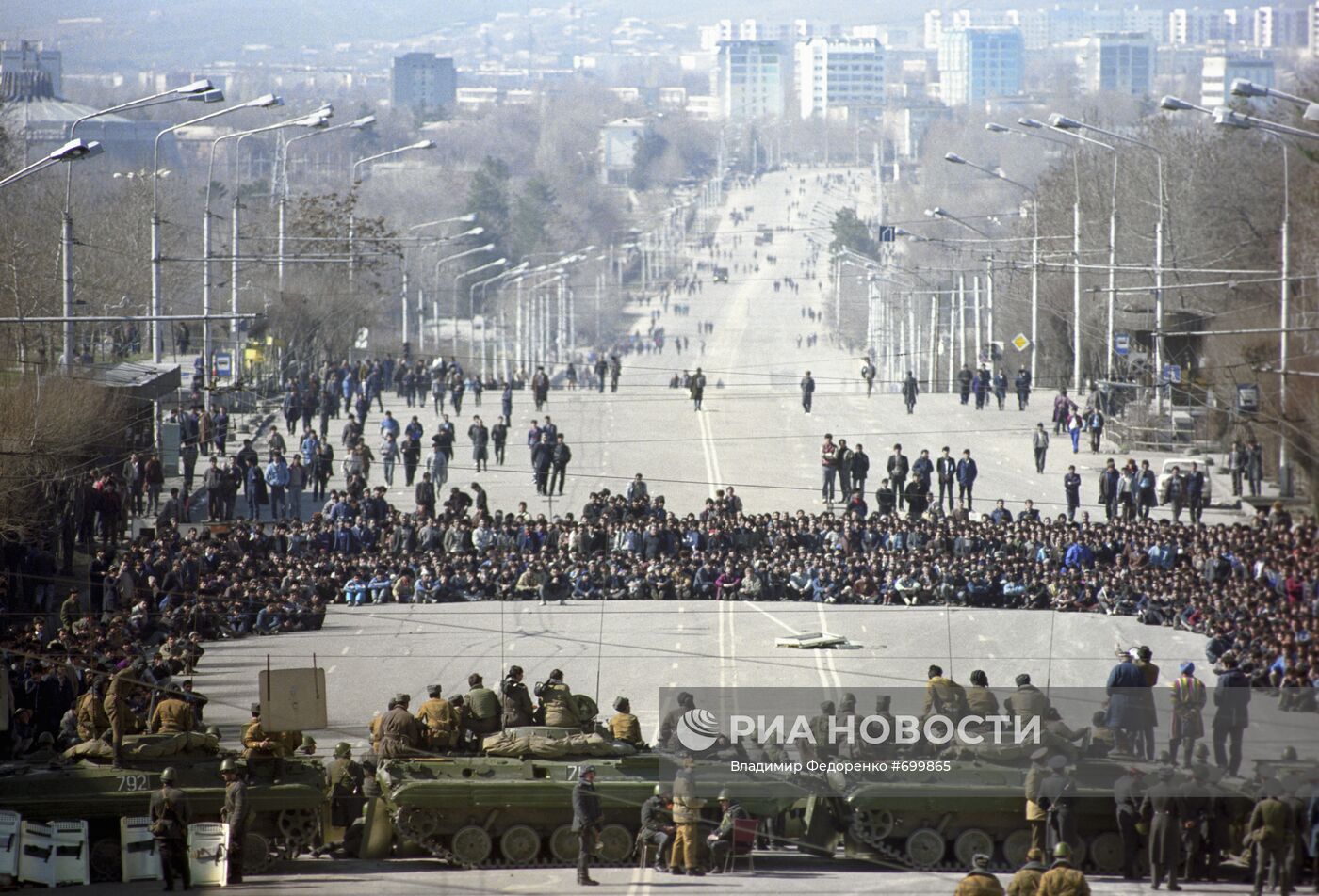 Массовые беспорядки в Душанбе