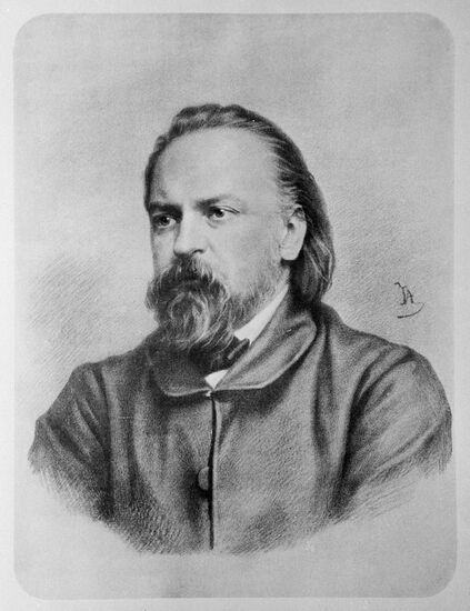 Репродукция портрета А. И. Герцена