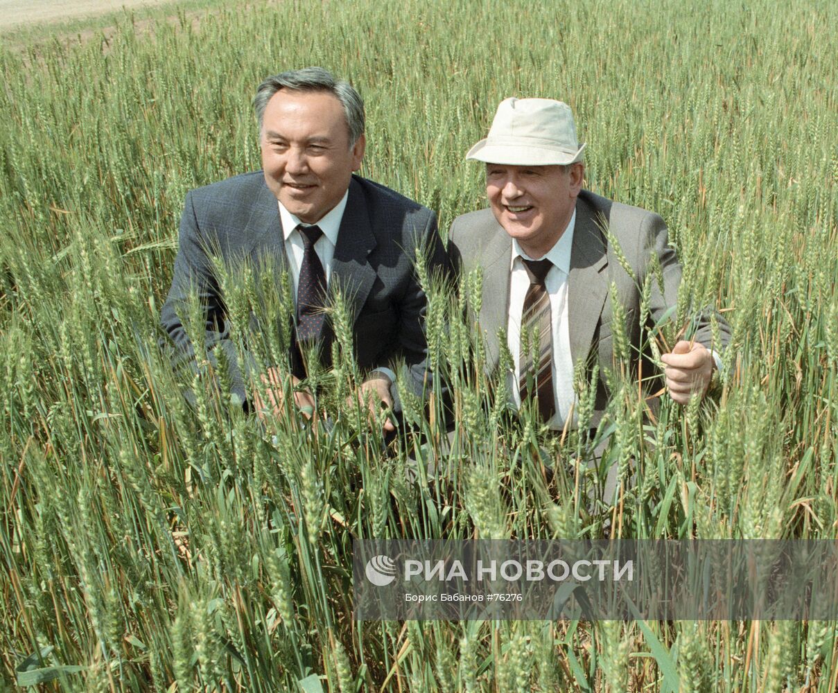 НАЗАРБАЕВ ГОРБАЧЕВ