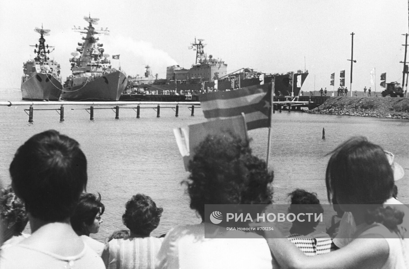 Визит отряда советских военных кораблей на Кубу