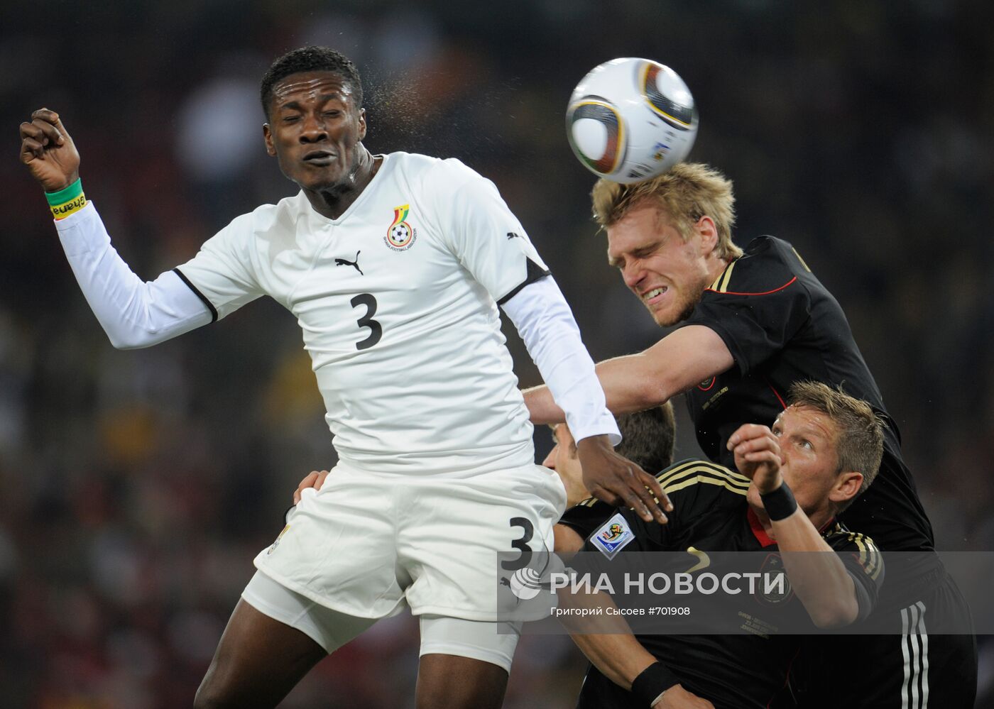 Футбол. ЧМ-2010. Матч Гана – Германия