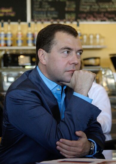 Рабочий визит Дмитрия Медведева в США. 2-й де
