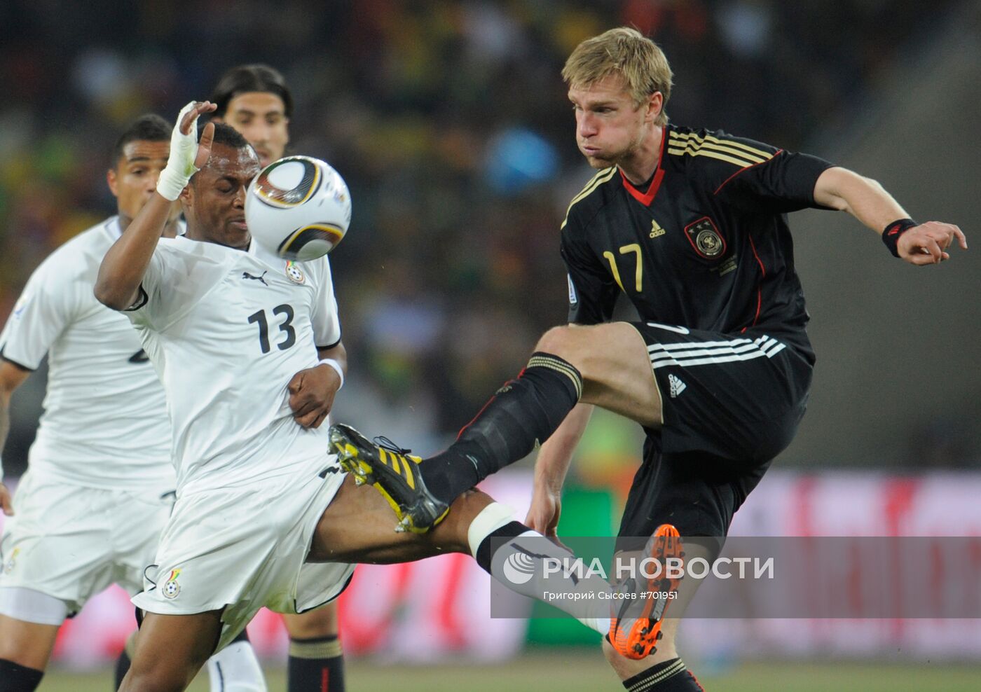 Футбол. ЧМ-2010. Матч Гана – Германия