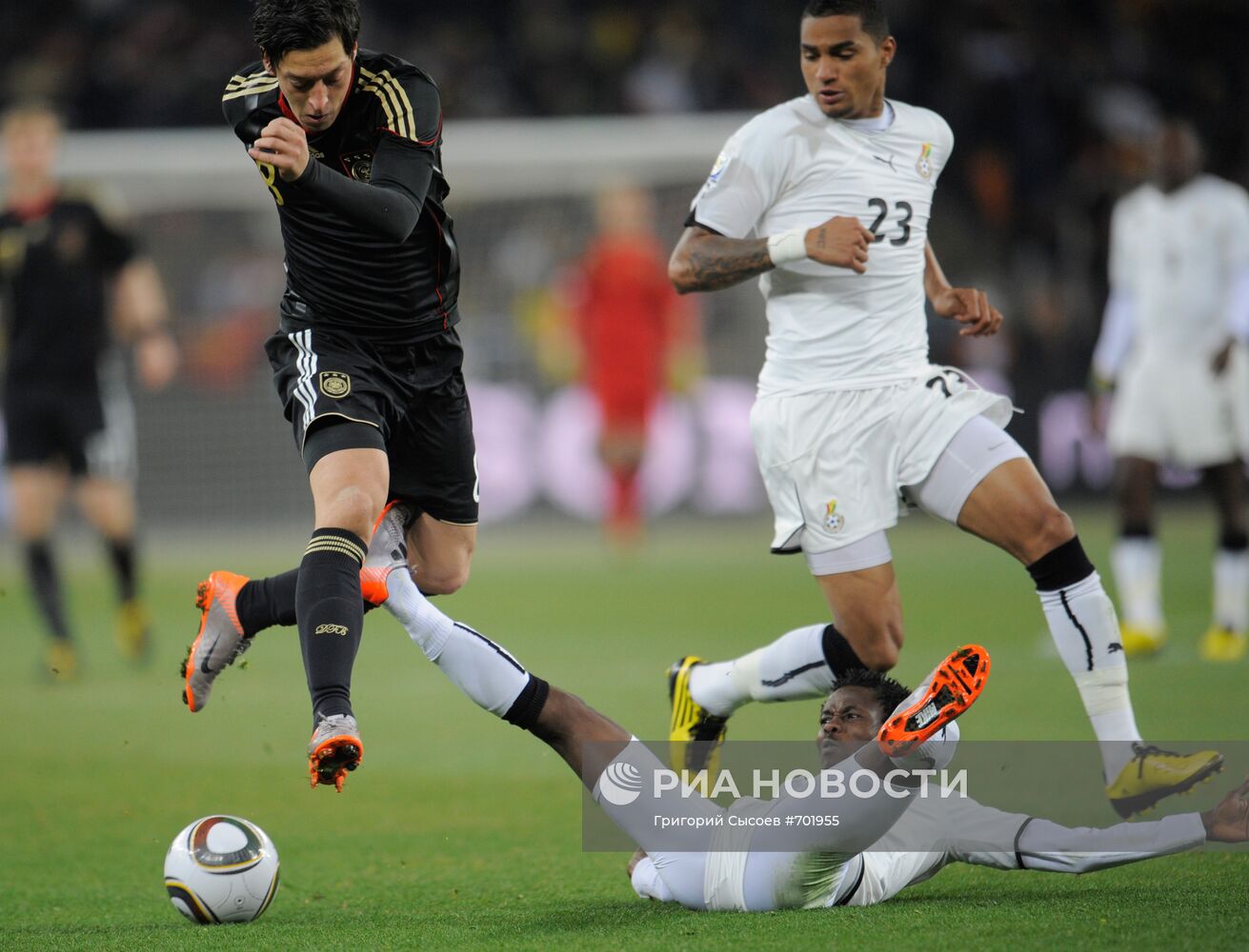 Футбол. ЧМ-2010. Матч Гана – Германия