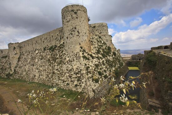 Замок крестоносцев Крак де Шевалье