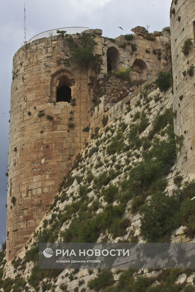 Замок крестоносцев Крак де Шевалье