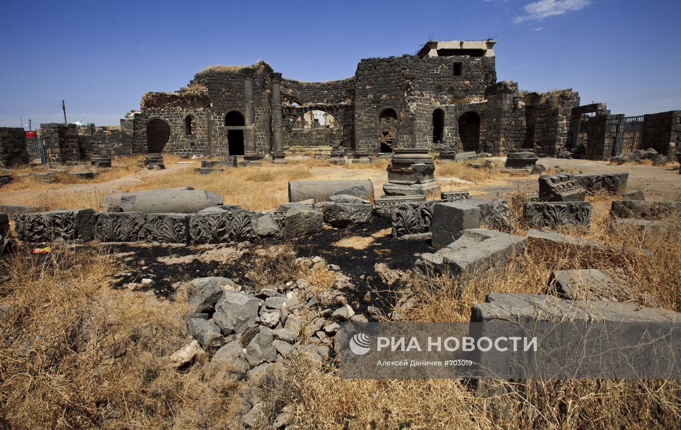 Разрушенный древнеримский город