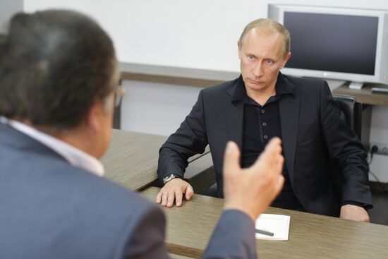 Владимир Путин встретился с Аманом Тулеевым