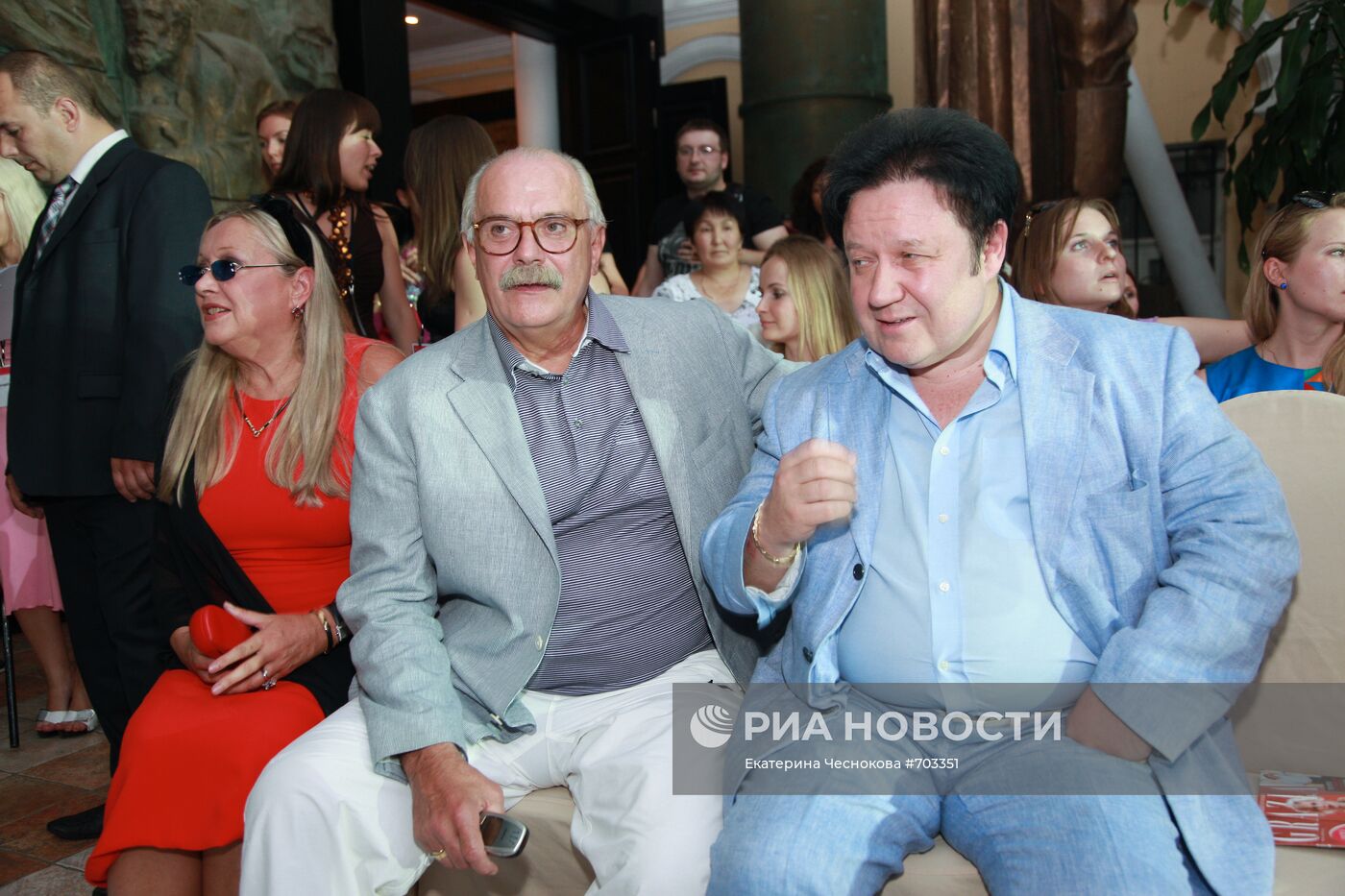 Александр Митрошенков, Никита Михалков и Татьяна Михалкова