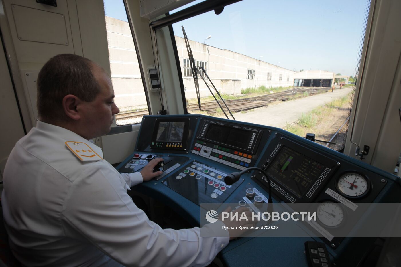 Испытание новых вагонов в московском метро