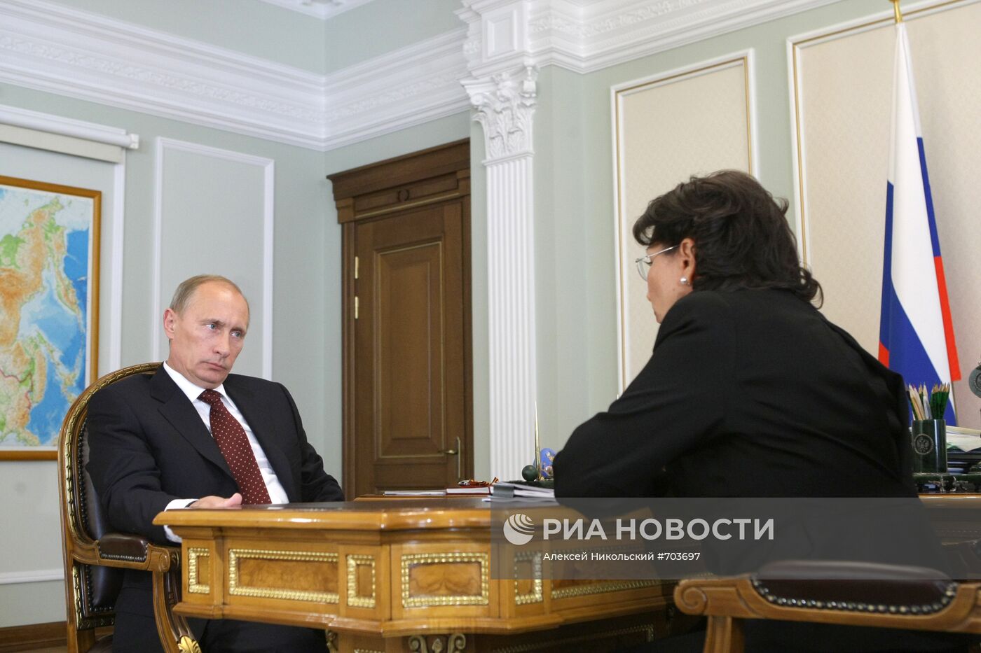 Владимир Путин провел рабочую встречу с Мариной Селеверстовой