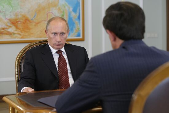 Владимир Путин провел рабочую встречу с Александром Ковалем