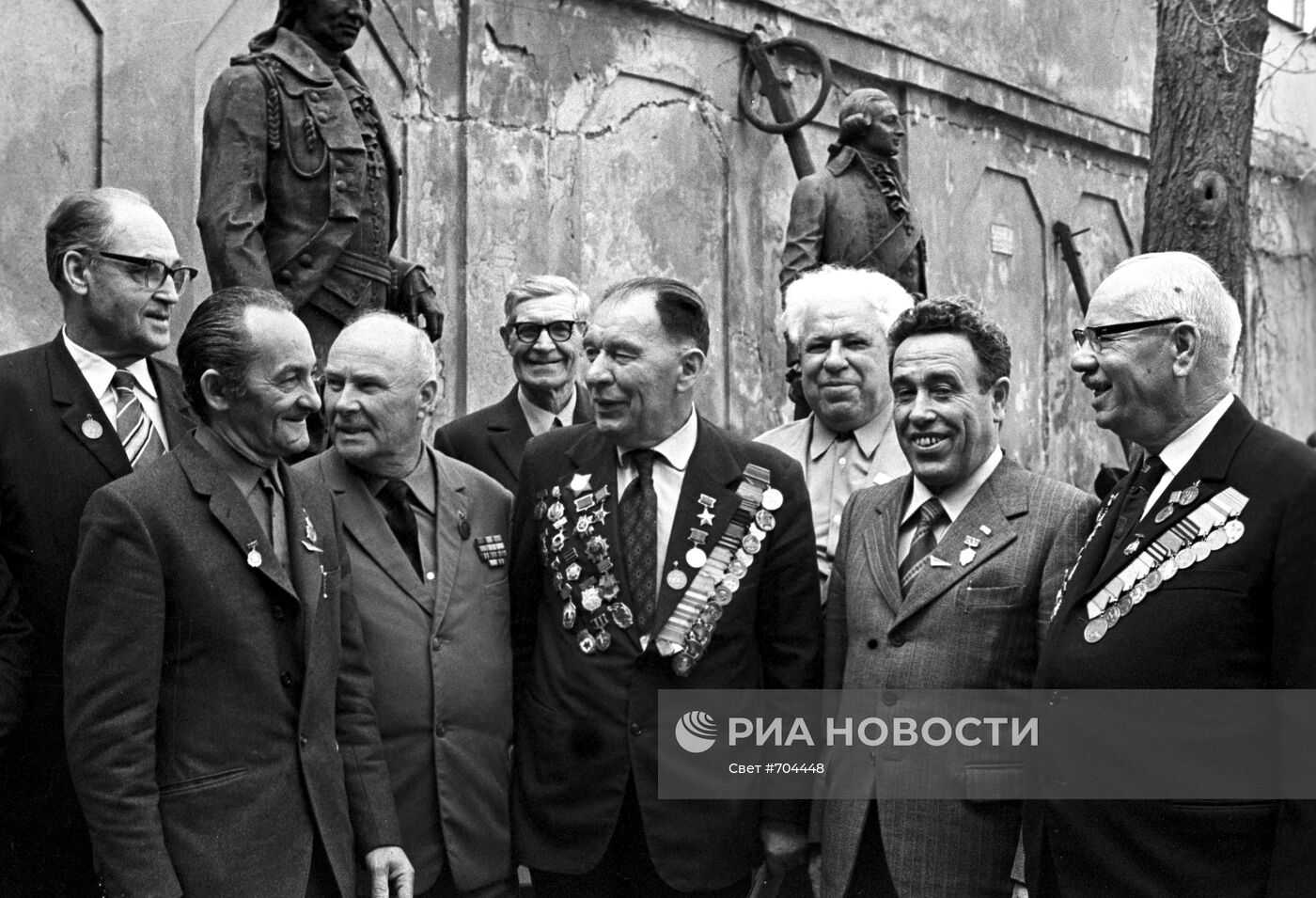 Итальянские борцы Сопротивления и советские ветераны...