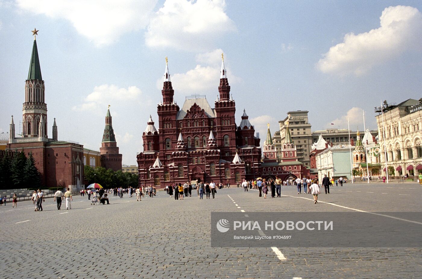 На Красной площади города Москвы