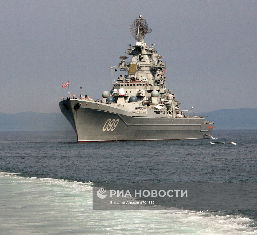 Совместный выход в море кораблей разных флотов в Приморье