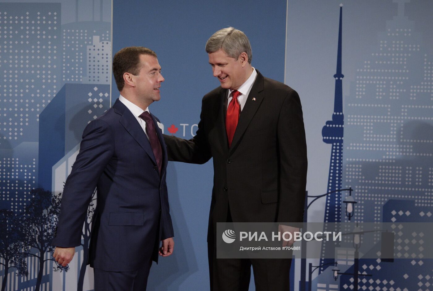 Д.Медведев на мероприятиях в рамках саммита G20 в Торонто