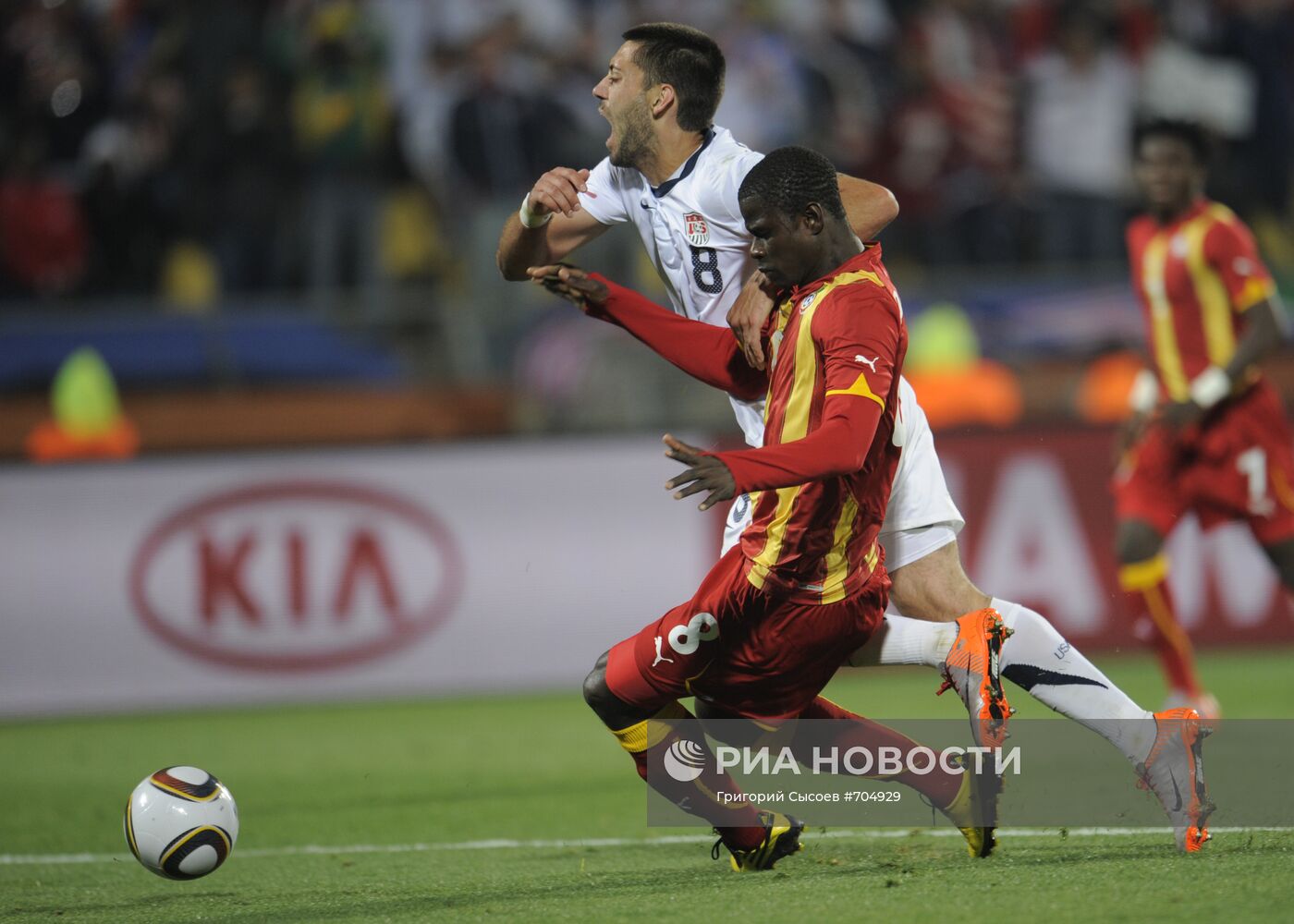 Футбол. ЧМ-2010. Матч США - Гана