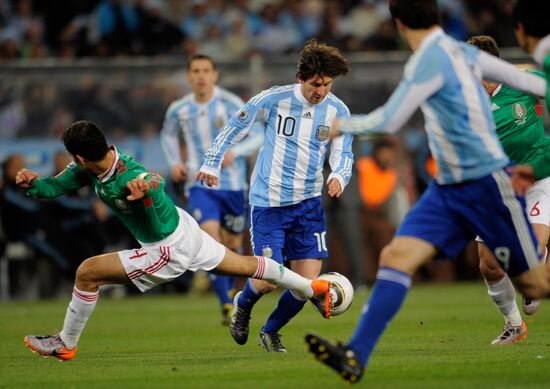 Футбол. ЧМ-2010. 1/8 финала. Матч Аргентина – Мексика