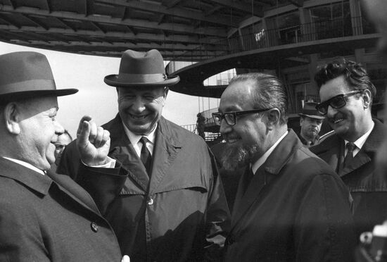 Прибытие в СССР делегации Коммунистической партии Кубы
