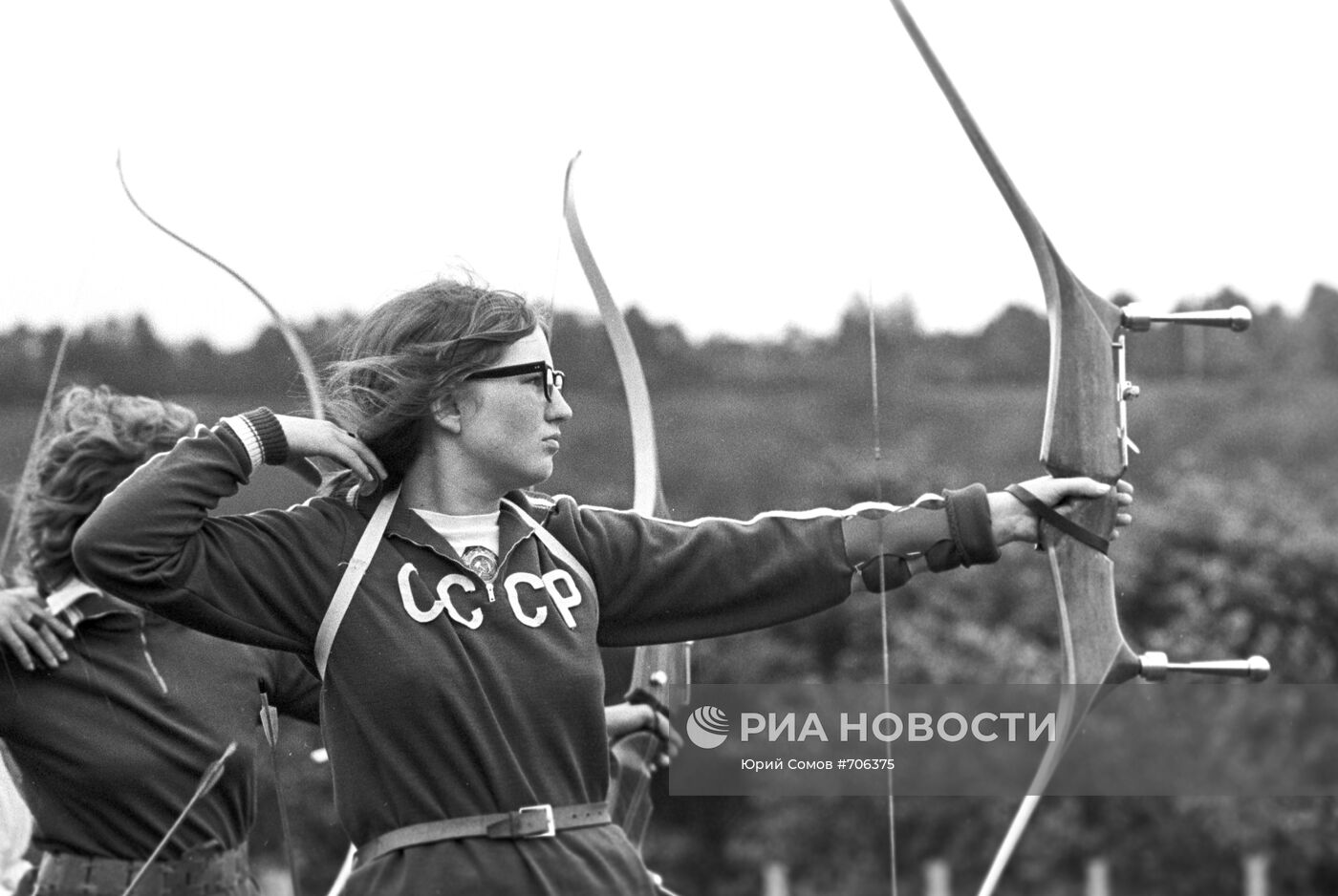 Спортсменка–лучница Ольга Лонская