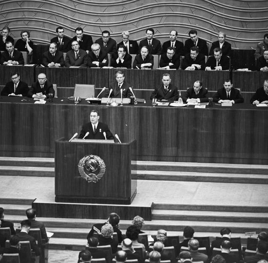 Первый секретарь ЦК КПСС Леонид Брежнев