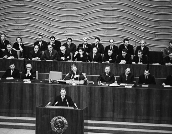 Первый секретарь ЦК КПСС Леонид Брежнев