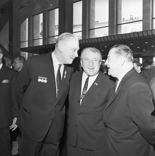 Сергей Михалков, Расул Гамзатов и Максим Цачараев