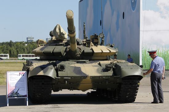Модернизированный танк Т-72