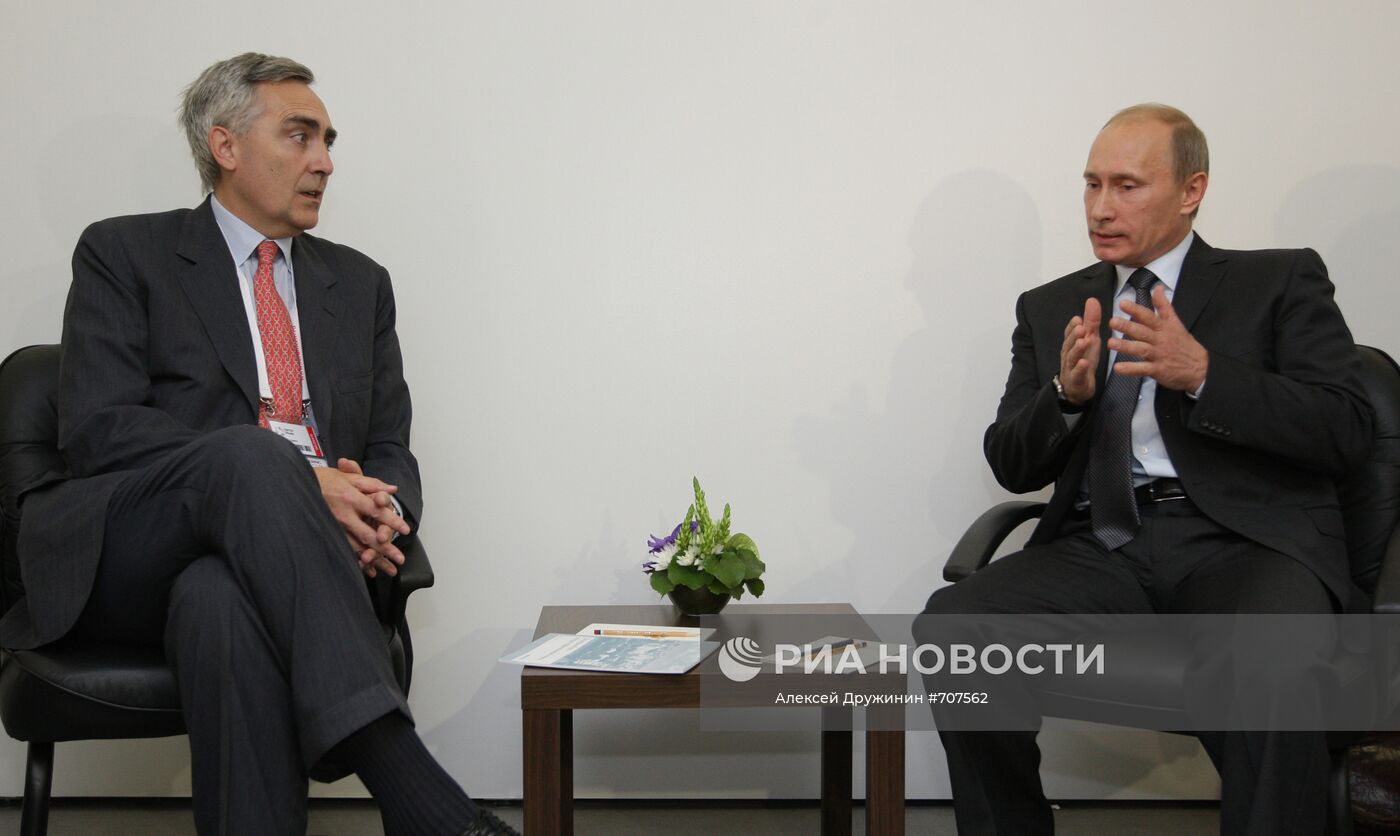 В. Путин провел встречу с П. Лешером