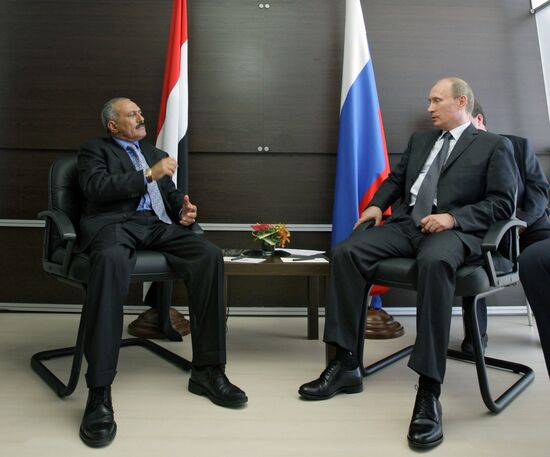 Встреча Владимира Путина и Али Абдаллы Салеха
